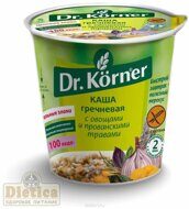 Каша гречневая с овощами и прованскими травами без глютена 50 г Dr.Korner