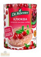 Хлебцы  кукурузно-рисовые  "Клюква"  90 г Dr. Korner